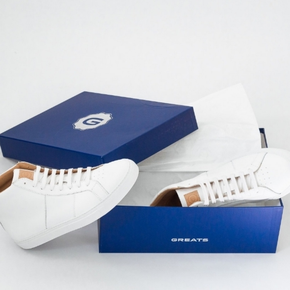 Men's leather hi-top sneaker - Greats Royale High